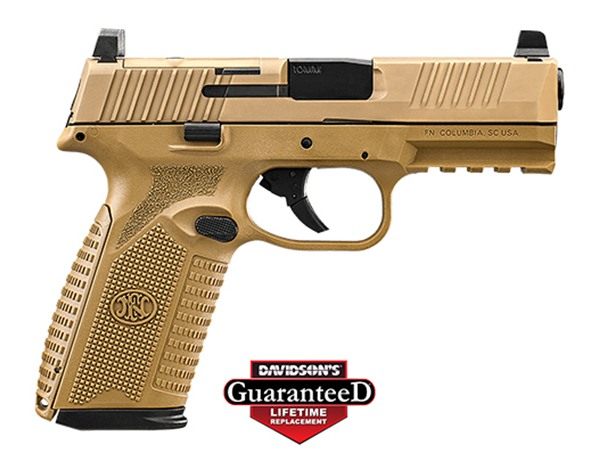 FN America 66101380 510 MRD Full Size 10mm Auto 15+1, 4.10in Black Target C view 6