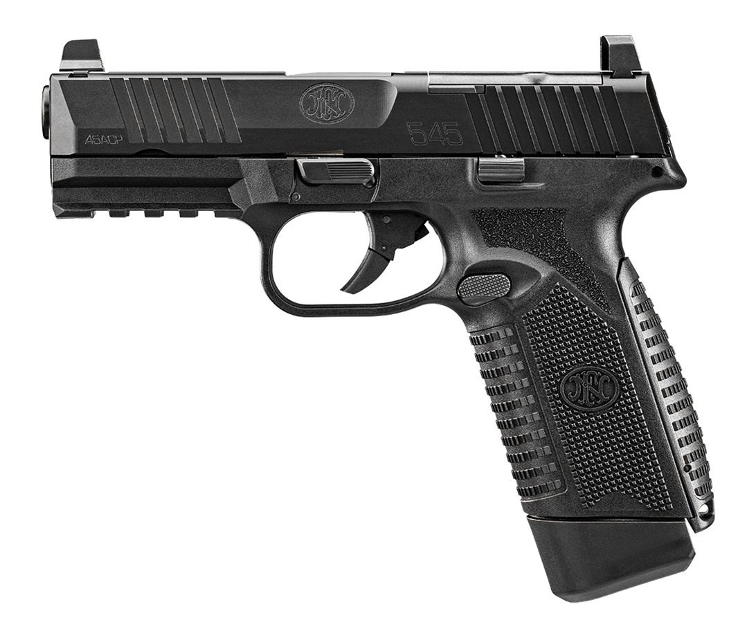 FN 66101389 545 MRD Full Size 45 ACP 10+1 4.10in Black Target Crown Steel B