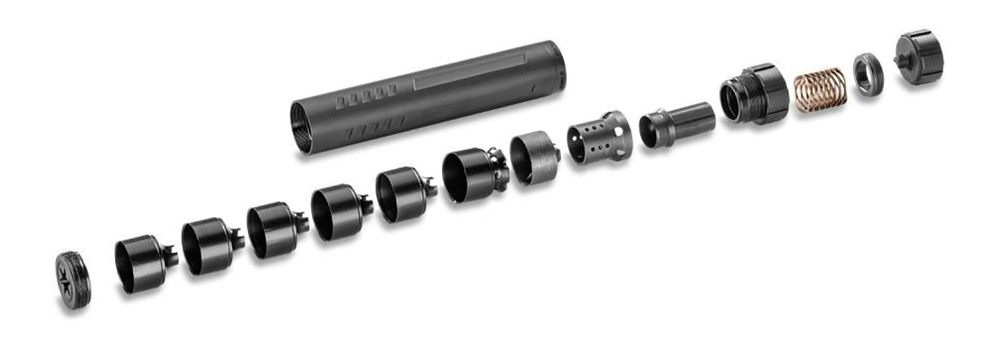 FN USA Rush 9 Ti Suppressor 1/2x28 9mm Luger 7.3in Black view 2