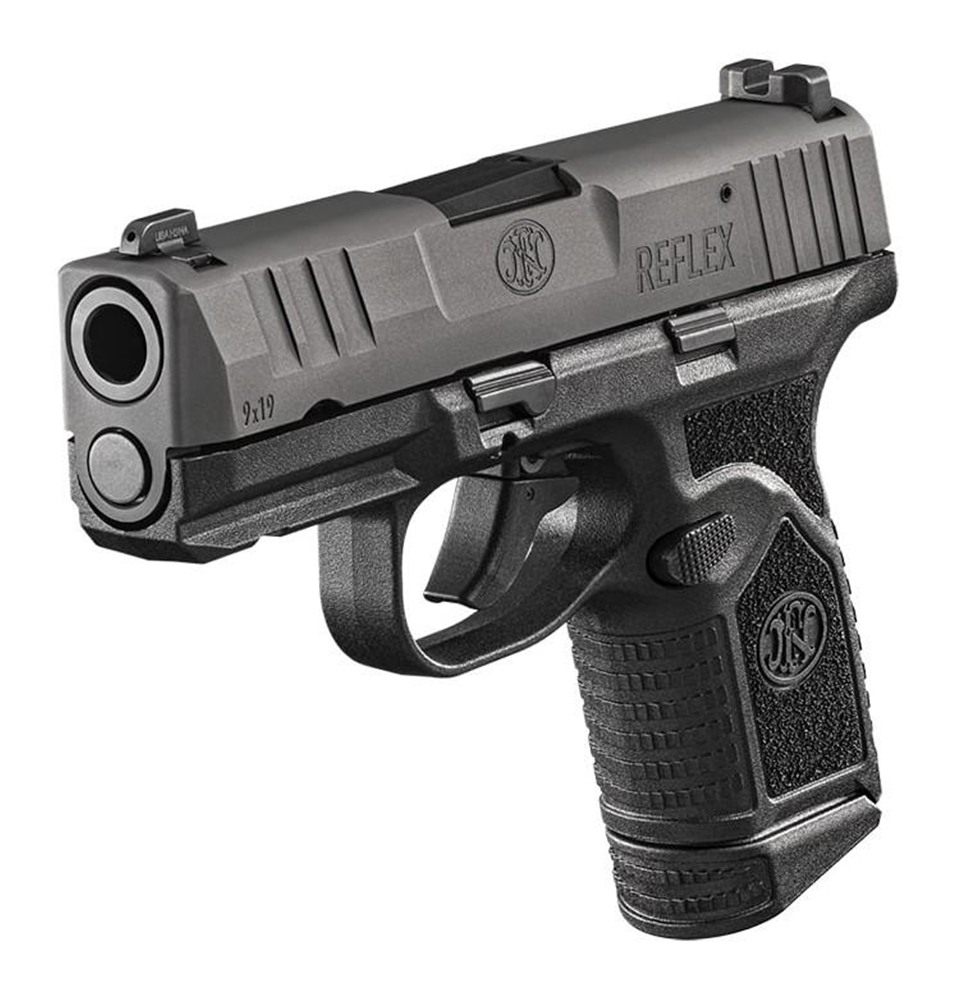 FN America 66101412 Reflex Micro-Compact 9mm Luger 10+1, 3.30in Black Targe view 4