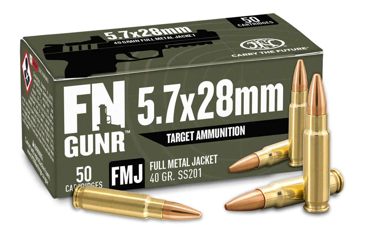 FN USA 10700032 Gunr 5.7x28mm 40gr Full Metal Jacket 50 Per Box/10 Case view 2