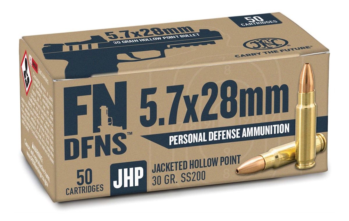 FN America USA Dfns SS200 Personal Defense Ammunition 5.7x28mm 30gr JHP 189