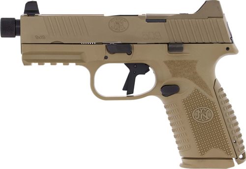 FN 509M Tactical Bundle Handgun 9mm Luger 15rd (1) 24rd (4) Magazines 4.5in view 5