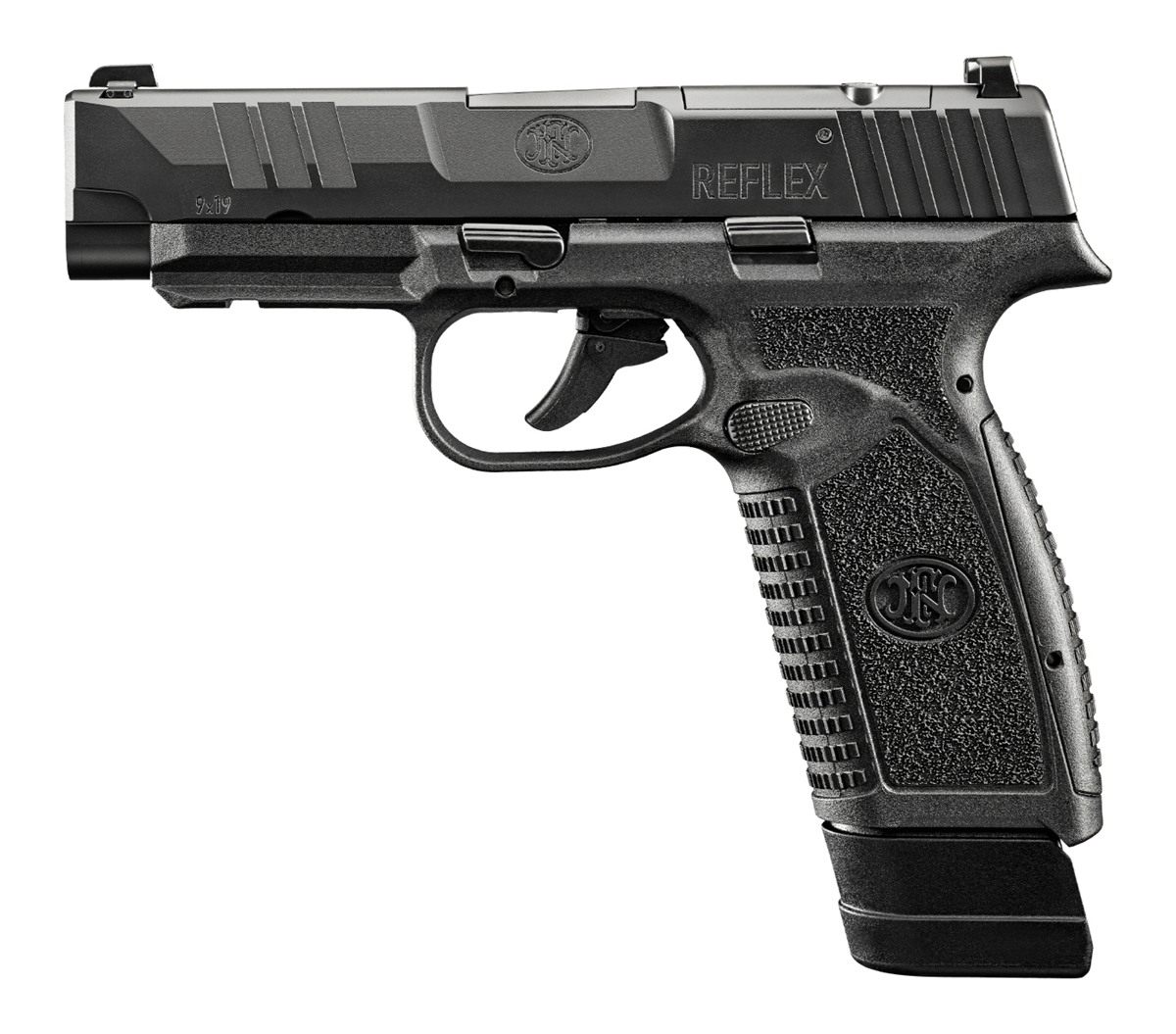 FN America 66101759 Micro-Compact 9mm Luger 18+1 3.80in Black Target Crown