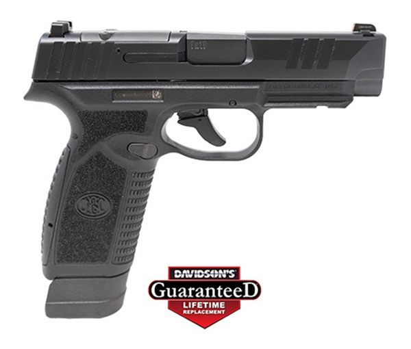 FN America 66101759 Micro-Compact 9mm Luger 18+1 3.80in Black Target Crown view 4
