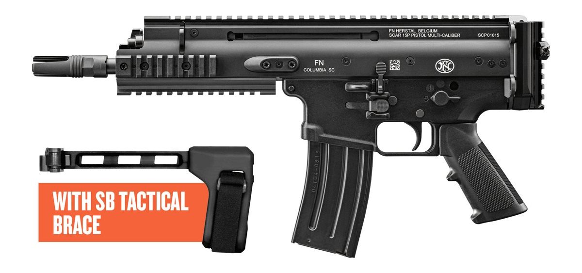 FN America 38101882 Scar 15P 5.56x45mm 30+1 7.50in Black Steel Barrel, Anod view 2