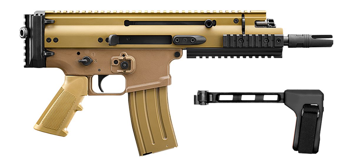 FN America 38101887 Scar 15P 300 Blackout 30+1 7.50in Flat Dark Earth Picat