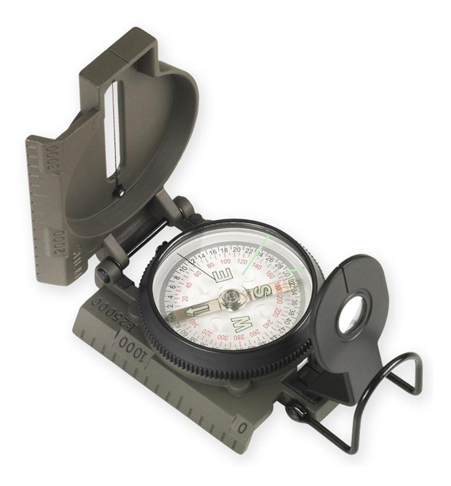 NDUR Lensatic Compass with Metal Case