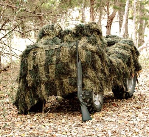 Red Rock Outdoor Gear Ghillie Blind Camouflage Netting, Woodland, 5 X 12-Fe view 2