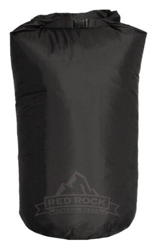 Red Rock Gear Roll TOP DRY BAG 25 Liter Waterproof Black