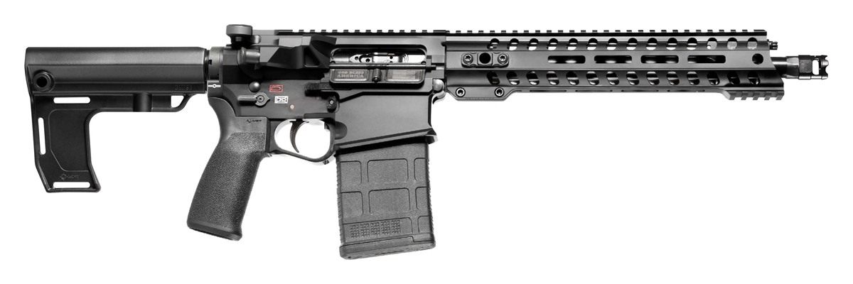 Patriot Ordnance Factory 1599 Revolution DI 308 Win 20+1 12.50in Black Nitr
