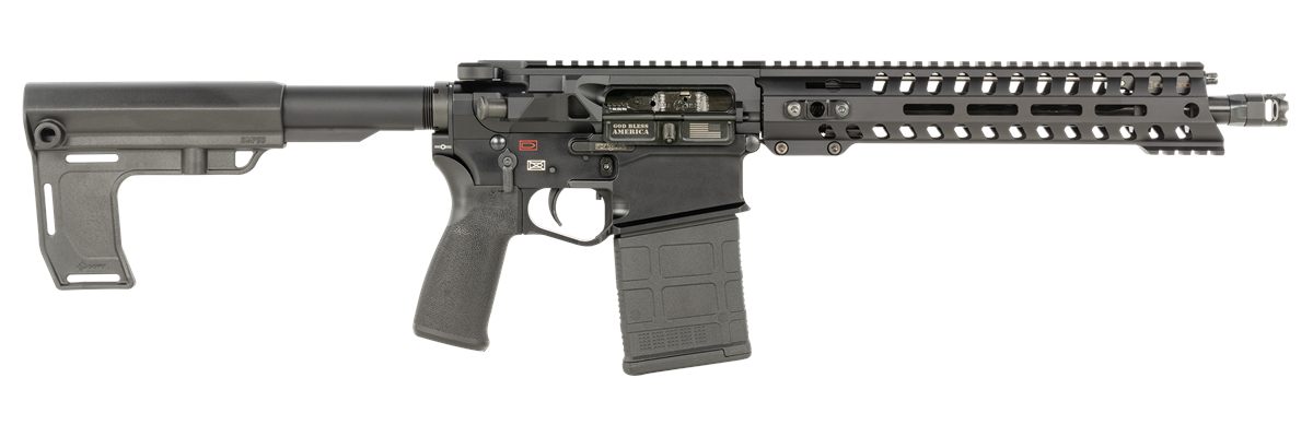 Patriot Ordnance Factory 1599 Revolution DI 308 Win 20+1 12.50in Black Nitr view 2