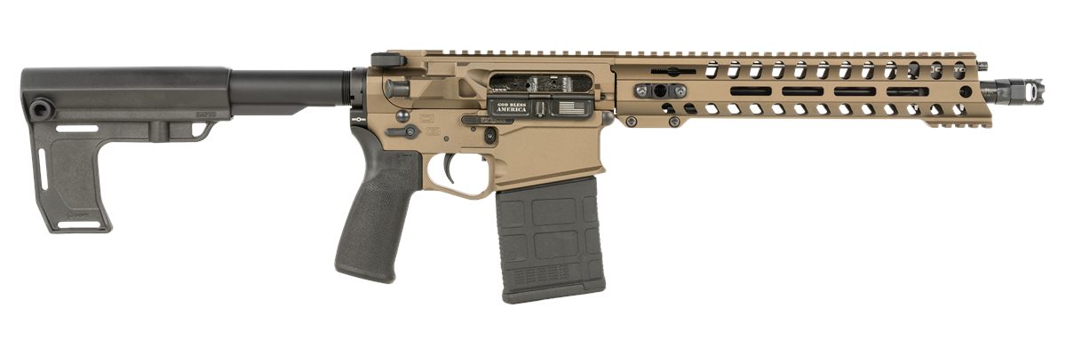 Patriot Ordnance Factory 1600 Revolution DI 308 Win 20+1 12.50in Bronze Cer