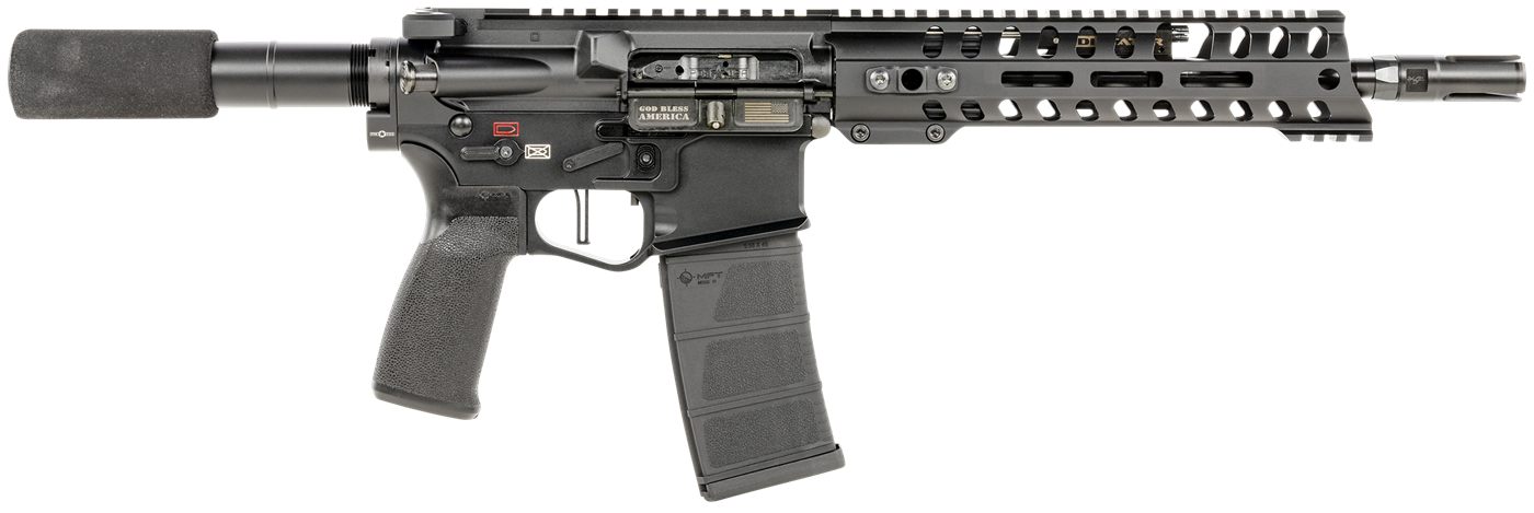Patriot Ordnance Factory Pof 01796 Ren+ Pstl DI Mft 10 9M Rail 300 Blk