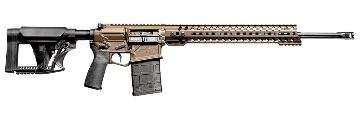 POF USA Patriot Ordnance Factory 01840 Prescott 6 Creedmoor 20+1 22in Brown