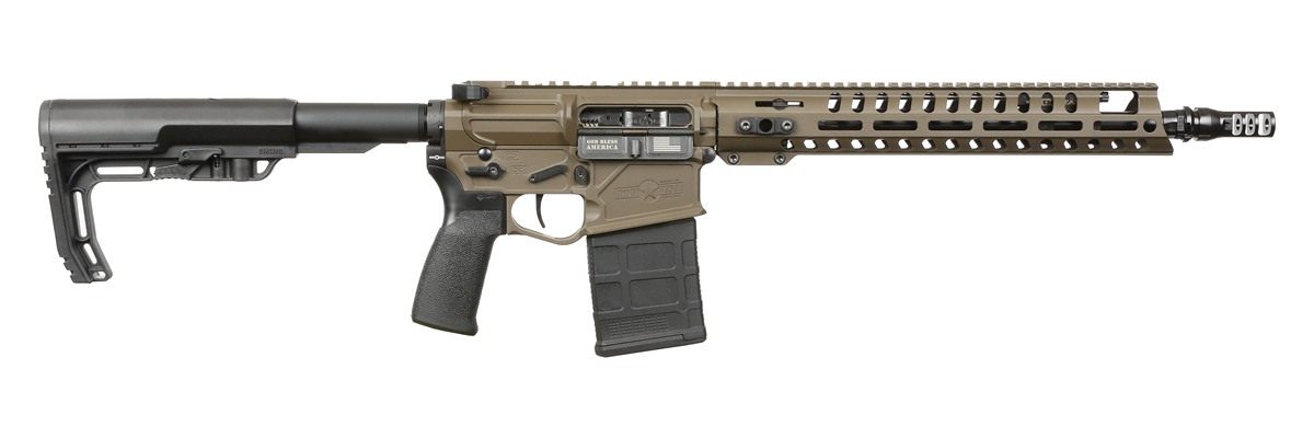 Patriot Ordnance Factory 02064 Rifle Rogue 308 Win 20+1 13.75in Brown Cerak