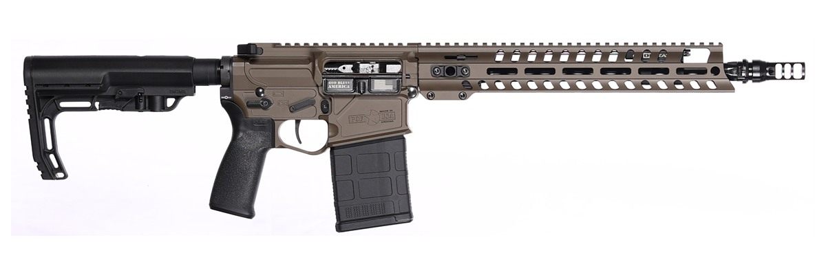 Patriot Ordnance Factory 02064 Rifle Rogue 308 Win 20+1 13.75in Brown Cerak view 2
