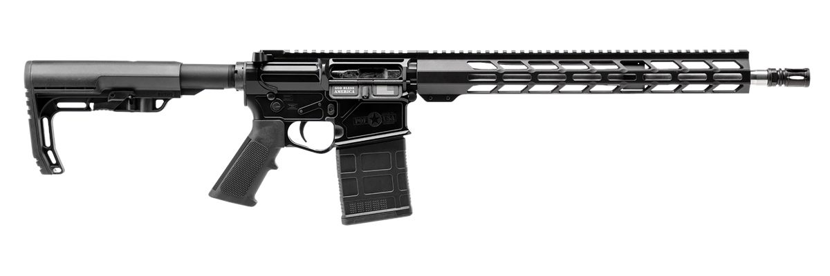 Patriot Ordnance Factory 02358 LMR Base 308 Win 10+1 16.50in Black Aluminum