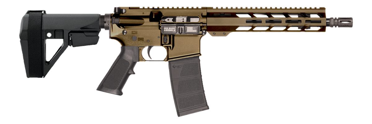 Patriot Ordnance Factory 02540 P-15 5.56 Nato 30+1 10.50in Black Threaded B
