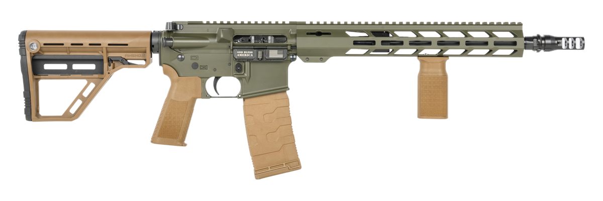 Patriot Ordnance Factory 02549 P-15 Base SMU 300 Blackout 30+1 13.75in Nitr
