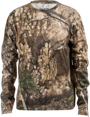 HABIT BEAR CAVE YOUTH TEE LONG SLEEVE REALTREE APX XL
