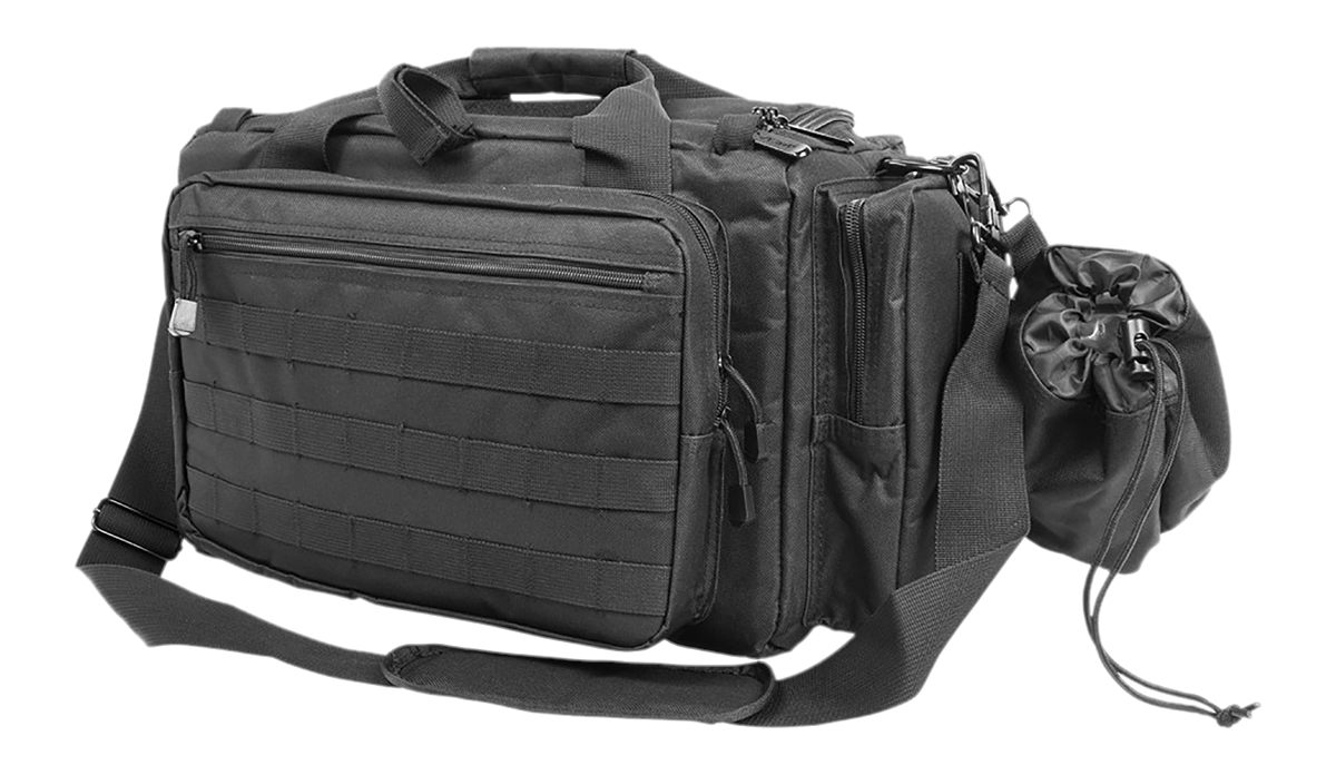 Vism NcStar CVCRB2950B Competition Range Bag with Padded Side Pockets, Lock