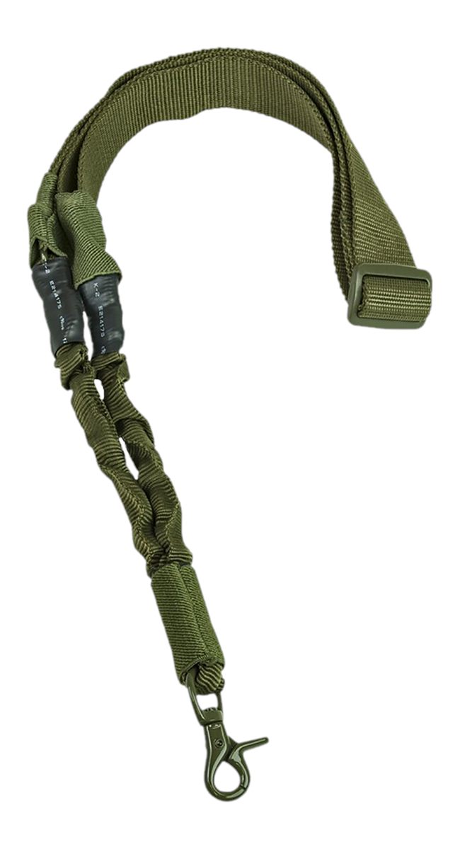 Vism NcStar AARS1PG Single Point Sling Green Nylon 44in-60in OAL Adjustable