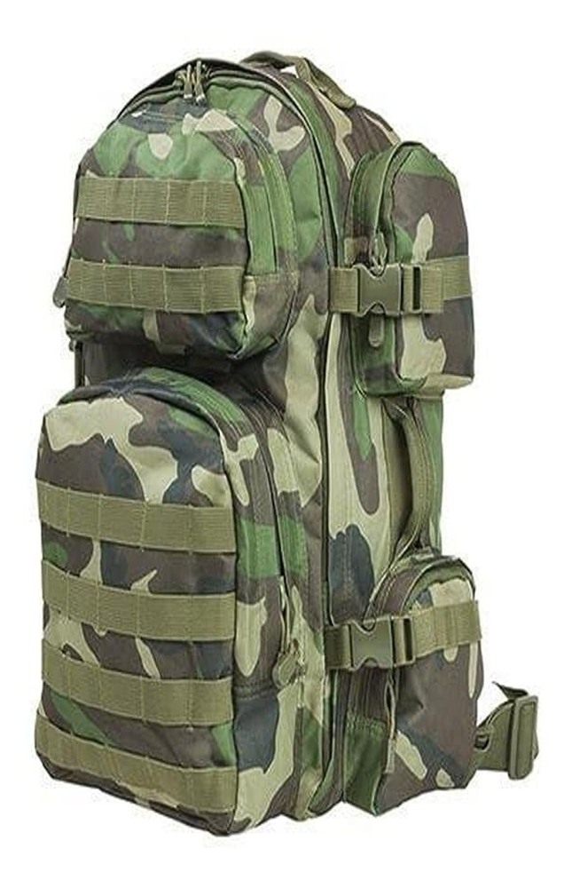 NcSTAR Star CBWC2911 Tactical Backpack, Woodland Camo view 3