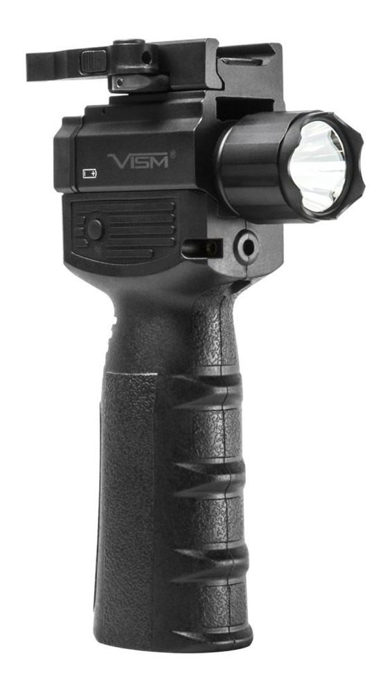 NcSTAR Vism Vertical Grip Weapon Light with Strobe FlashLight Green Laser 3 view 2