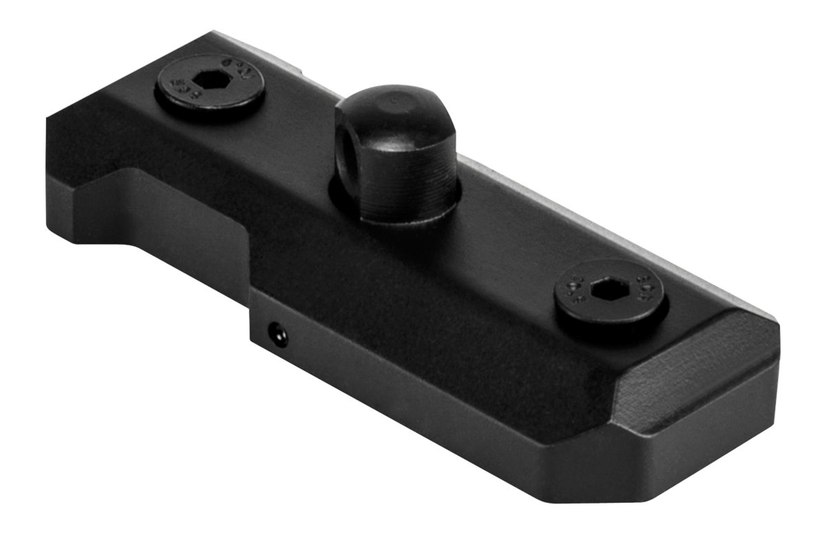 Vism NcStar VMKMBA Swivel Stud/Bipod Adapter KeyMod Black Hardcoat Anodized