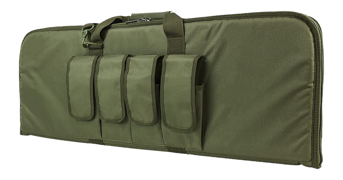 Vism NcStar CVCP2960G36 2960 Carbine Case 36in OD Green w Heavy Duty Lockin