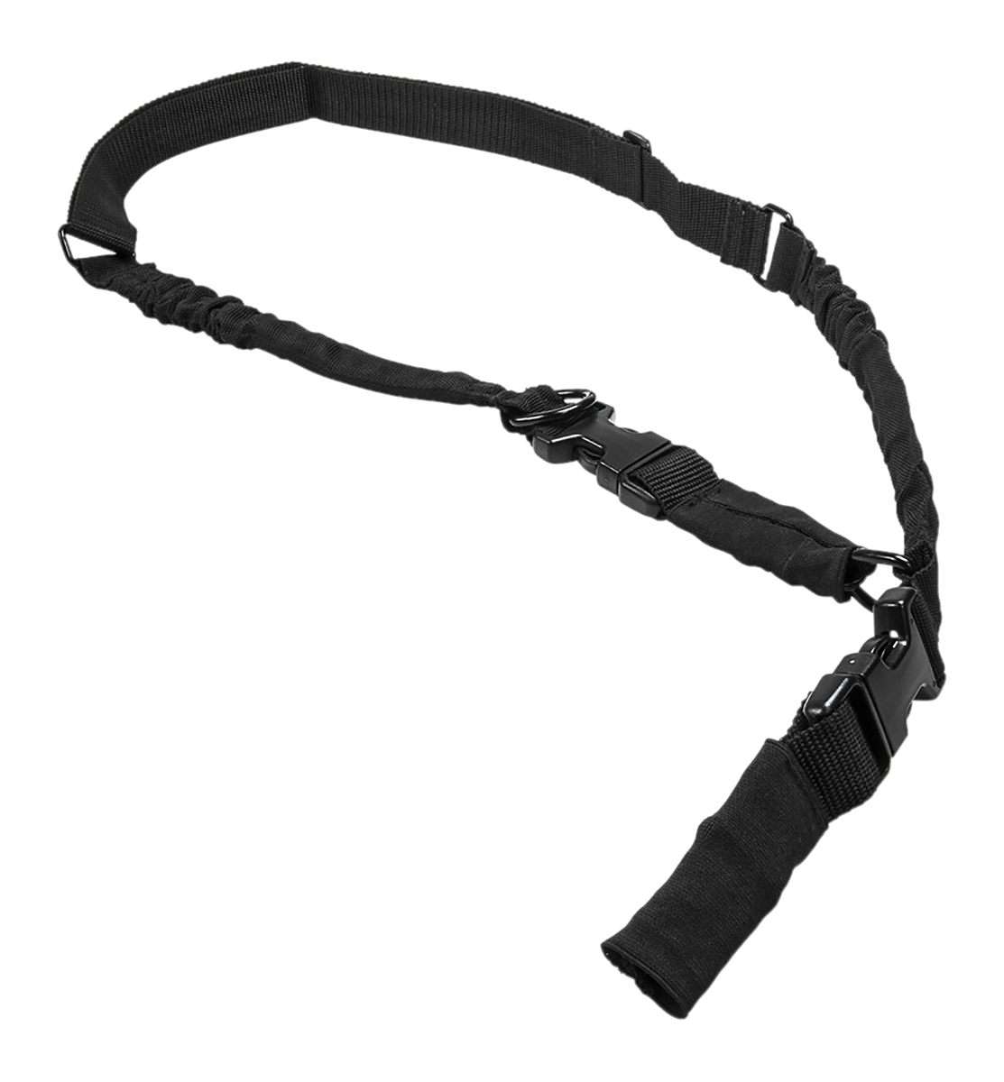 Vism NcStar AARS21PB 2 To 1 Point Sling Black 55in-72in OAL Adjustable Bung