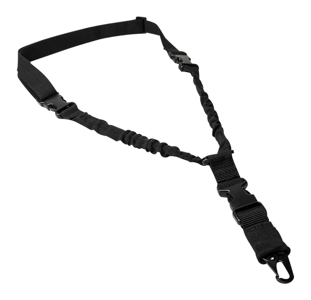 Vism NcStar ADBS1PB Single Point Sling Deluxe Black Nylon 30in-38in Adjusta