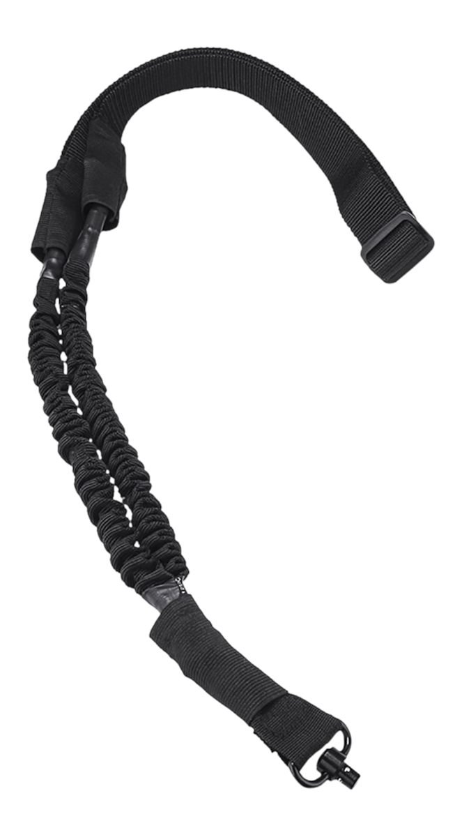 Vism NcStar AQDBS1B 1 Point Sling Black Nylon Strap w/Elastic Shock-Cord 46