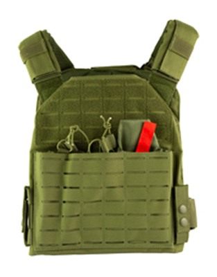 NCSTAR LSR PLATE CARRIER MED-2XL GRN