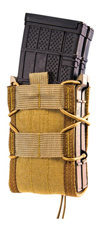 High Speed Gear 112R00CB Taco X2R Mag Pouch Double Coyote Brown Nylon MOLLE