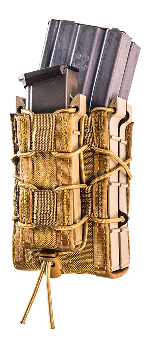 High Speed Gear 112RP0CB Taco X2RP Mag Pouch Triple Coyote Brown Nylon MOLL