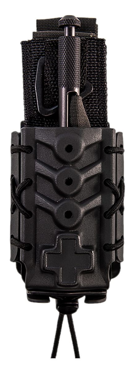 High Speed Gear 11TQK0BK Taco Black Kydex, 2in Belt Clip/MOLLE U-Mount, Com