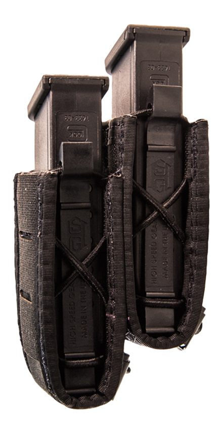 High Speed Gear 41PS02BK Taco Double Duty Staggered Black Nylon Laminate, P