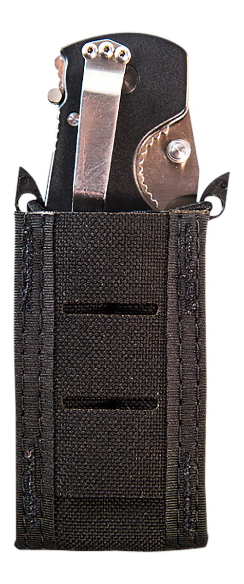 High Speed Gear 41PT00BK Taco Duty Single Pistol Mag, Black Nylon with MOLL