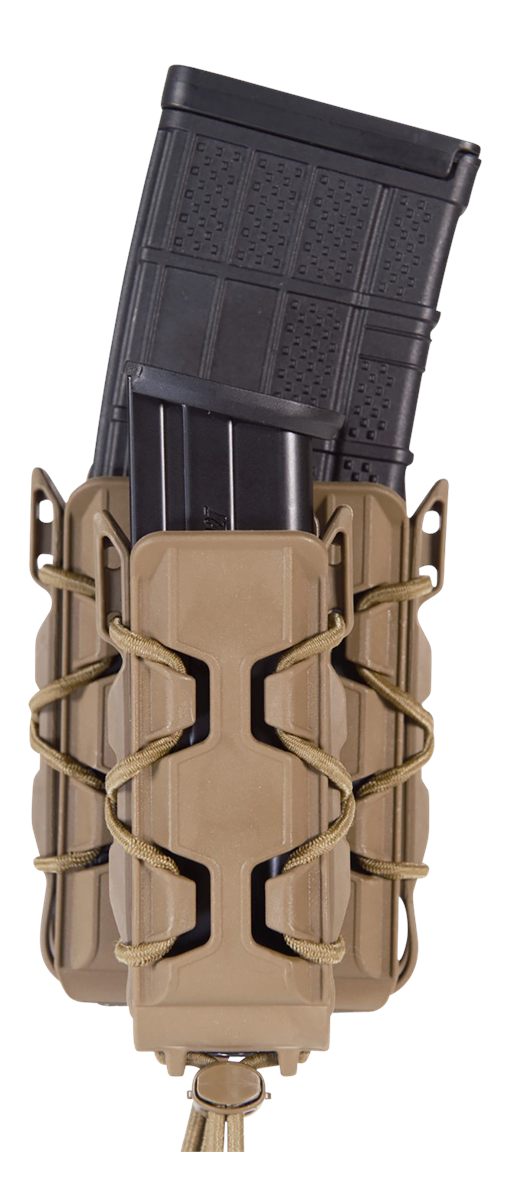 High Speed Gear 16DD01CB Taco Double Decker Coyote Brown Polymer Belt Clip