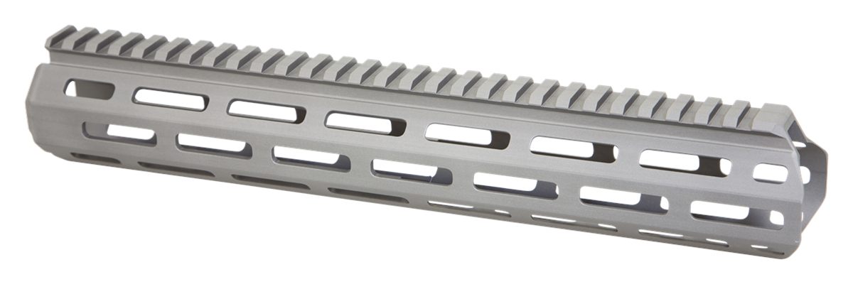 Q 12HBMLOKHG Handguard M-LOK Aluminum Gray Q Honey Badger 12in