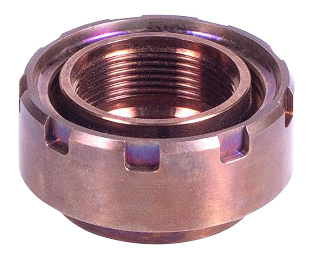 Q Planbasr ASR Silencer Mount 30 Cal 17-4 Stainless Steel Copper view 2