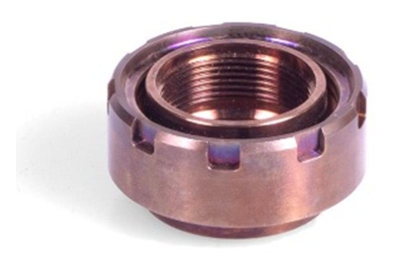 Q Planbasr ASR Silencer Mount 30 Cal 17-4 Stainless Steel Copper view 4