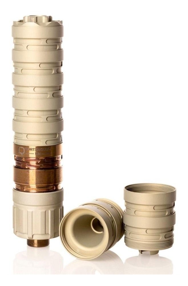 Q ERECTOR 9 SUPPRESSOR 9MM MODULAR ALUMINUM, SS BLST BAFFLE, 1/2X28 SILVER view 2