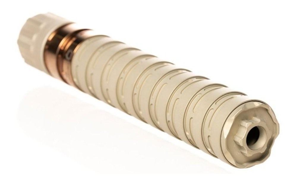Q ERECTOR 9 SUPPRESSOR 9MM MODULAR ALUMINUM, SS BLST BAFFLE, 1/2X28 SILVER view 3