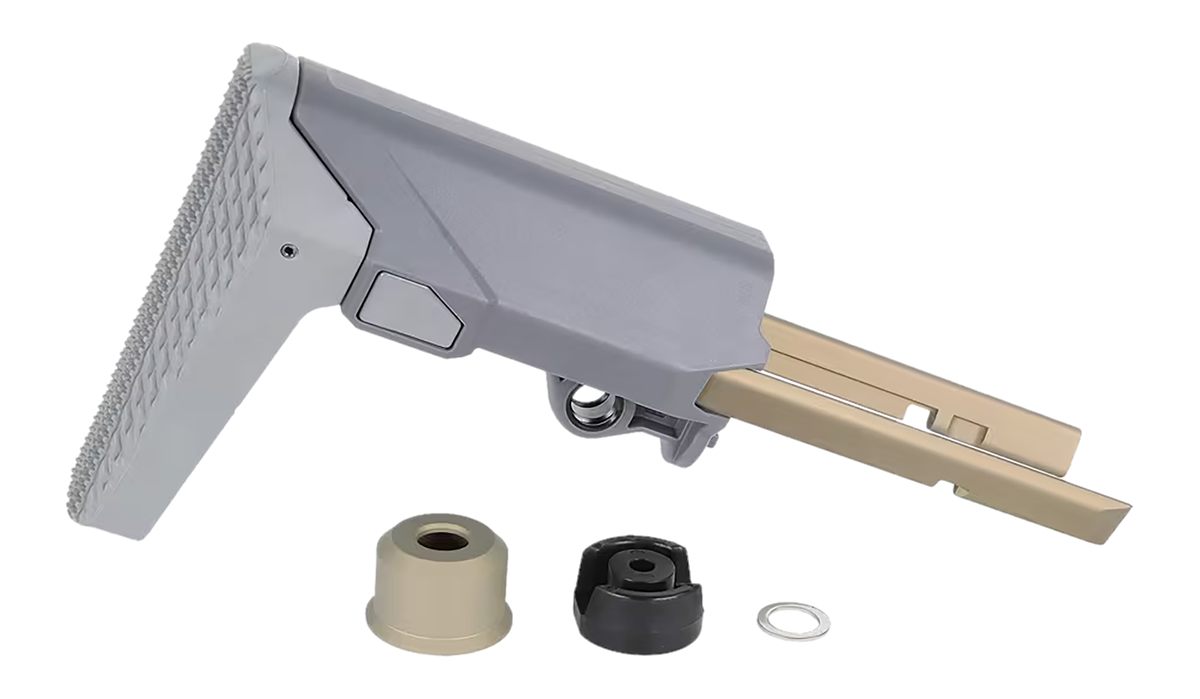 Q LLC ACCHBSTOCKASSEMBLY Honey Badger Stock Assembly Gray