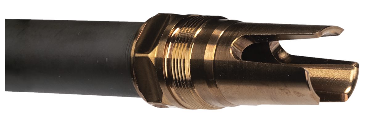 Q ACCFH3/4-24 Flash Hider 7.62 Steel 3/4inx24 Threads 2.13in OAL