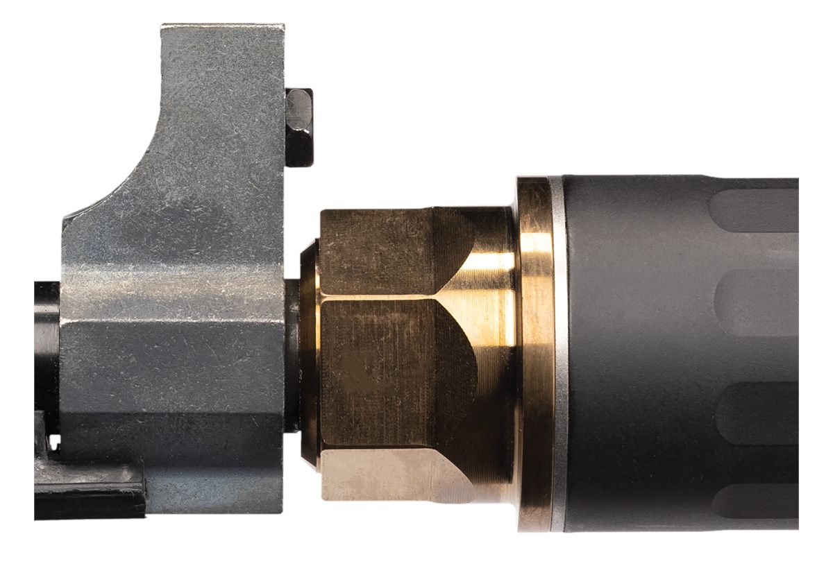 Q Planbasrblack Silencer Mount Fits Steel Black