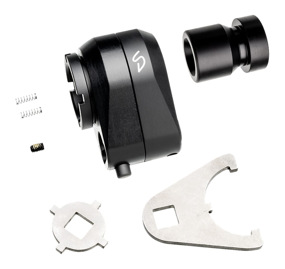 Stern Defense 008SDRABADD1M Rapid Attach Buttstock Adapter Black Aluminum/S